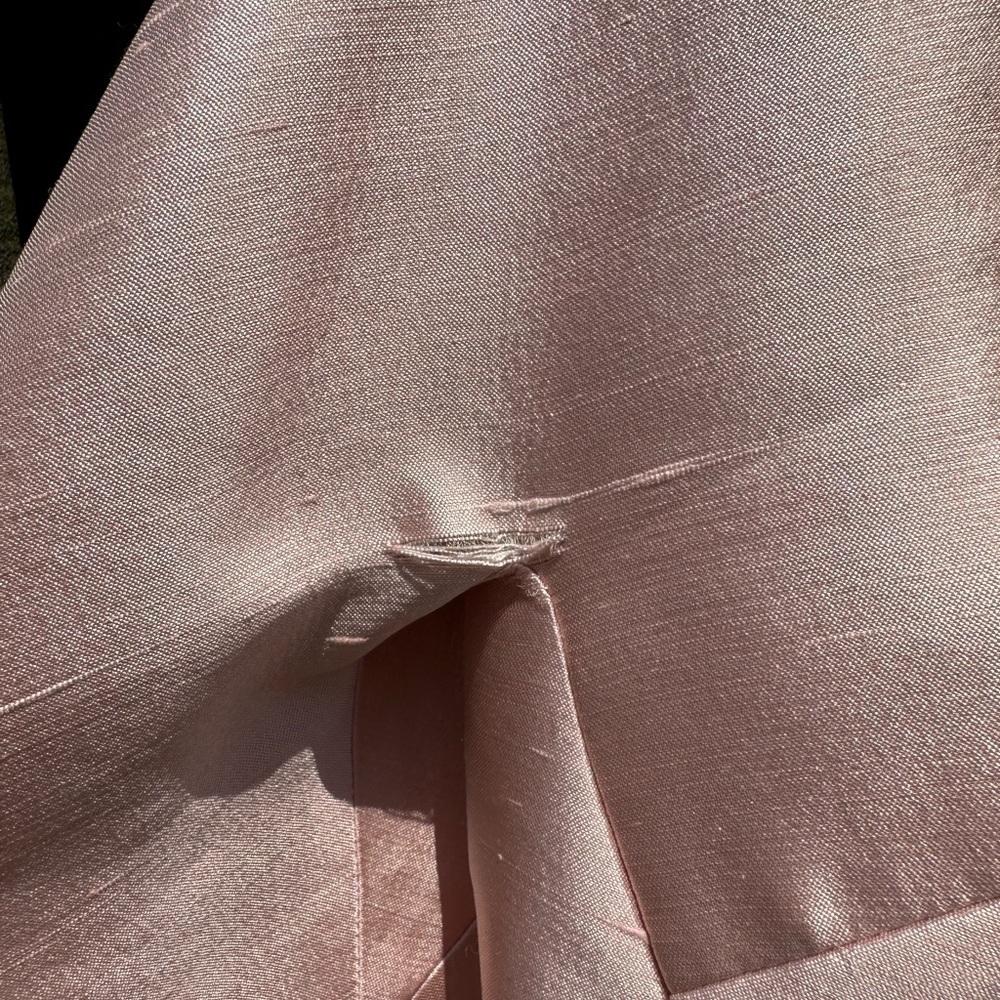 Vintage Briny Marlin Women's Pink Silk Jacket Set Union Made in USA! - Picture 5 of 16